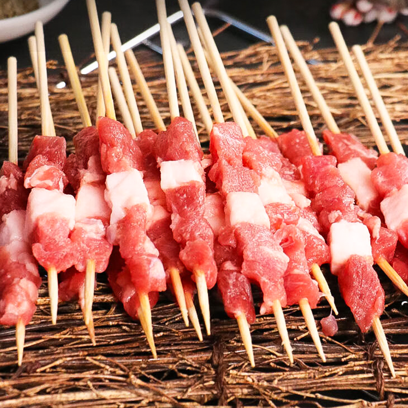 【冷冻】（thịt cừu nướng  ）羊肉串1袋10串 200g