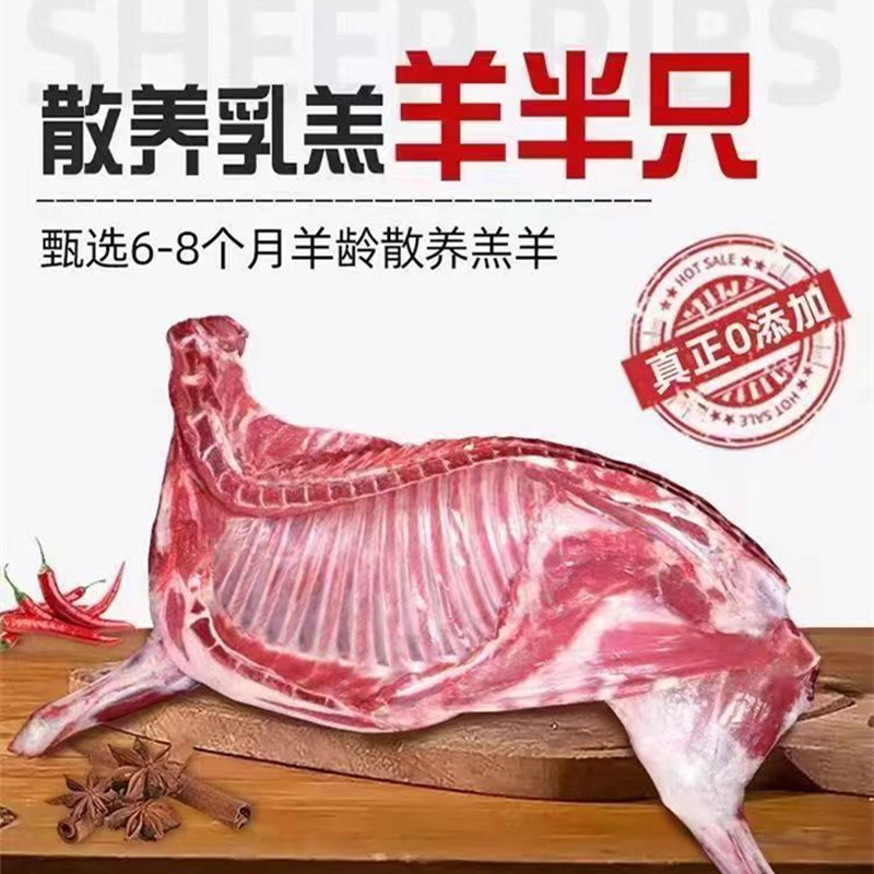 【冷冻】烤全羊用羔羊半只 6-7kg
