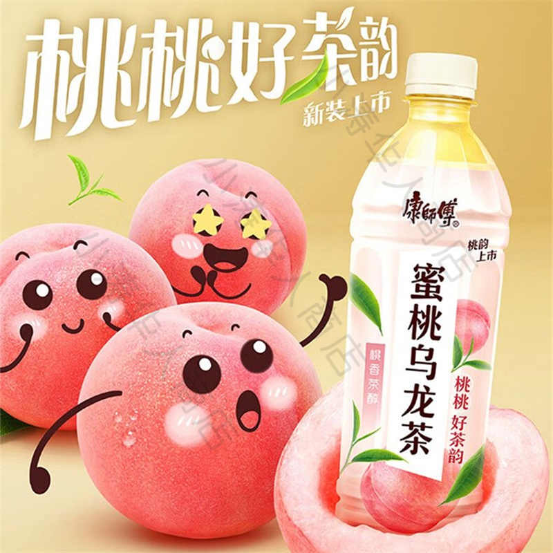 【常温】康师傅 蜜桃乌龙 500ml