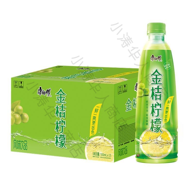 【常温】康师傅 金桔柠檬 500ml